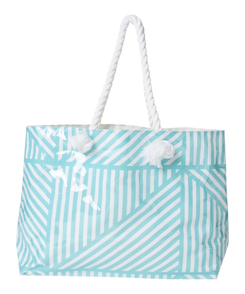 BENETTON (UNITED COLORS OF BENETTON)（ベネトンユナイテッドカラーズオブベネトン）の「【BENETTON:ベネトン】クリアバッグ（トートバッグ・レディース・レッド/ミント・FREE）」の2枚目の写真