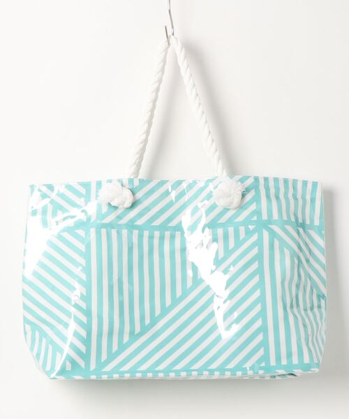 BENETTON (UNITED COLORS OF BENETTON)（ベネトンユナイテッドカラーズオブベネトン）の「【BENETTON:ベネトン】クリアバッグ（トートバッグ・レディース・レッド/ミント・FREE）」の10枚目の写真