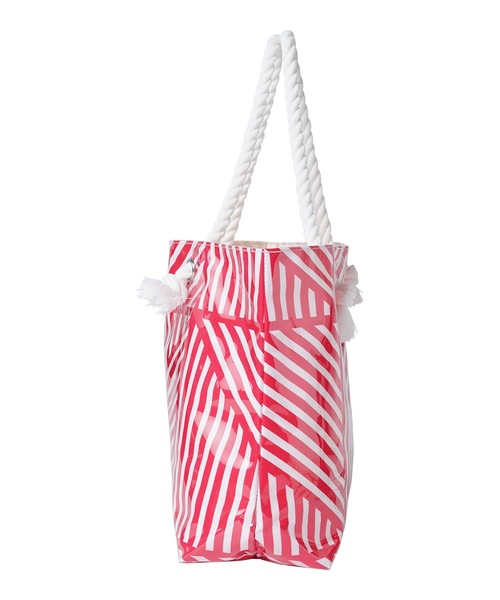 BENETTON (UNITED COLORS OF BENETTON)（ベネトンユナイテッドカラーズオブベネトン）の「【BENETTON:ベネトン】クリアバッグ（トートバッグ・レディース・レッド/ミント・FREE）」の9枚目の写真