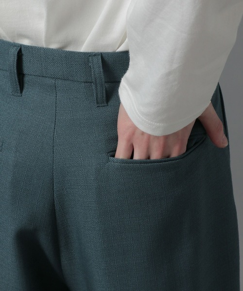 HARE（ハレ）の「【SETUP対応】リネンライクトラウザー(HARE)（その他パンツ・メンズ・ホワイト/グリーン/オフホワイト/ブラック・SMALL/MEDIUM）」の13枚目の写真