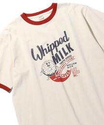 FREAK'S STORE | WEB限定 ビッグシルエット DONUTS SIGN プリントTシャツ/リンガーTシャツ(Tシャツ/カットソー)