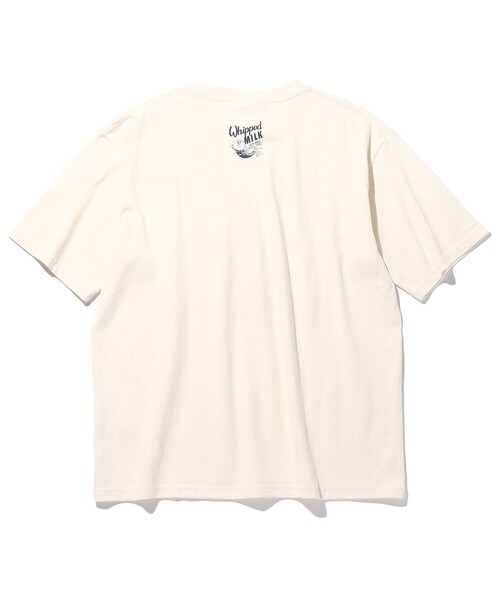 FREAK'S STORE（フリークスストア）の「WEB限定 ビッグシルエット DONUTS SIGN プリントTシャツ/リンガーTシャツ（Tシャツ/カットソー・メンズ・グリーン/ホワイト/ブラック/ホワイト×レッド・MEDIUM/LARGE/X-LARGE）」の5枚目の写真