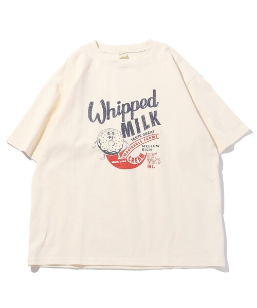 FREAK'S STORE（フリークスストア）の「WEB限定 ビッグシルエット DONUTS SIGN プリントTシャツ/リンガーTシャツ（Tシャツ/カットソー・メンズ・グリーン/ホワイト/ブラック/ホワイト×レッド・MEDIUM/LARGE/X-LARGE）」の21枚目の写真