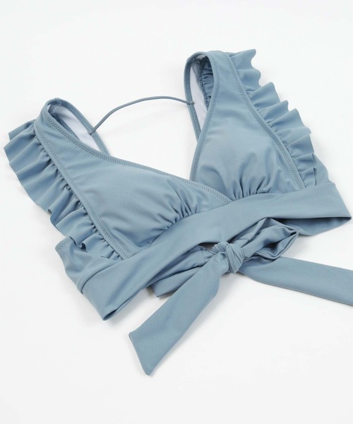 シードレス ショルダーフリルバックリボンビキニ SEA DRESS（シードレス）の「ショルダーフリルバックリボンビキニ/水着