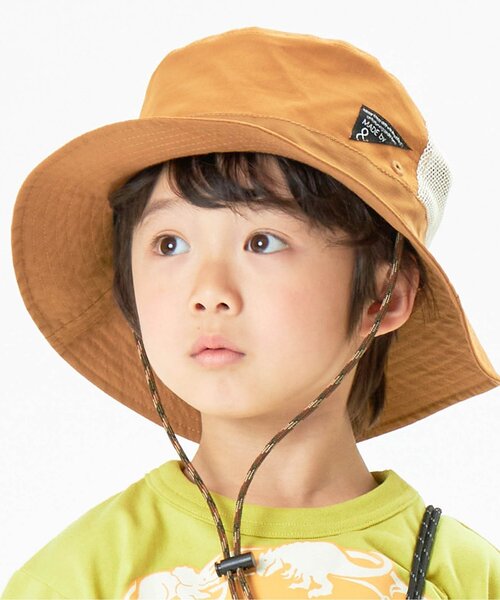 Ampersand（アンパサンド）の「アウトドアハット（ハット・キッズ・ネイビー/オフホワイト/ピンク/ミント/キャメル・48/50/52/54/56）」の4枚目の写真