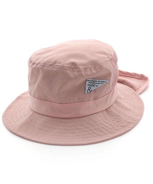 Ampersand（アンパサンド）の「アウトドアハット（ハット・キッズ・ネイビー/オフホワイト/ピンク/ミント/キャメル・48/50/52/54/56）」の5枚目の写真