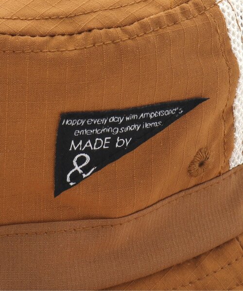 Ampersand（アンパサンド）の「アウトドアハット（ハット・キッズ・ネイビー/オフホワイト/ピンク/ミント/キャメル・48/50/52/54/56）」の22枚目の写真