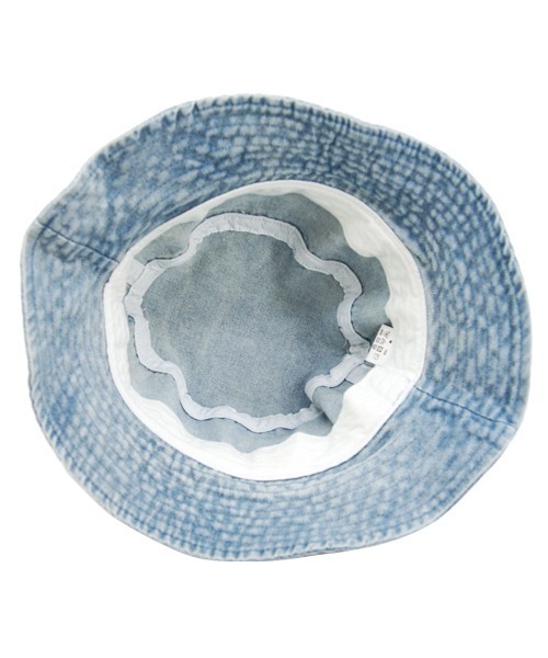 polcadot（ポルカドット）の「ビンテージデニム バケットハット（ハット・メンズ・ライトブルー/ブラック・FREE）」の9枚目の写真