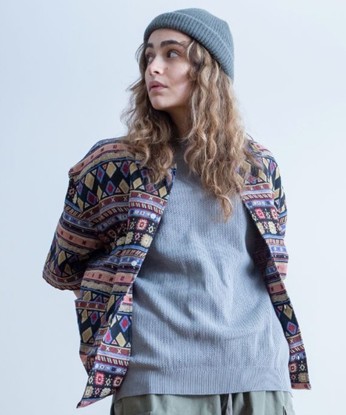 Universal Style Wear（ユニバーサルスタイルウェア）の「Universal Style Wear ナバホ シャツ（シャツ/ブラウス・メンズ・マルチ/オレンジ系その他/レッド系その他/ブルー系その他・X-LARGE/LARGE/MEDIUM）」の4枚目の写真
