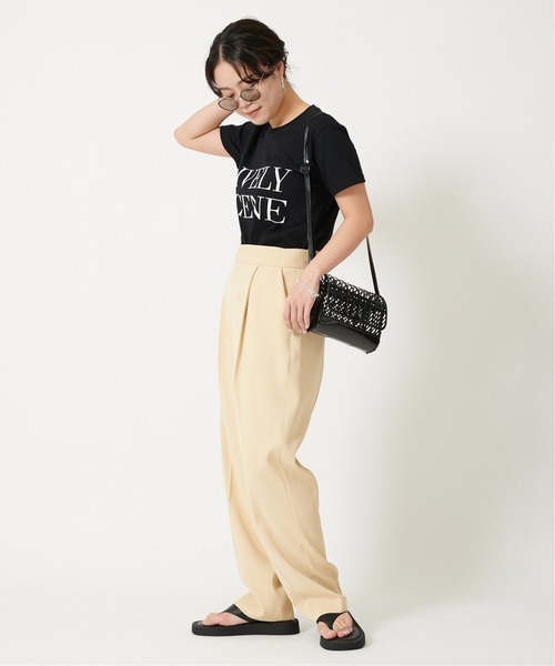 U by SPICK&SPAN(ユーバイスピックアンドスパン)の「【SUN JELLIES/サンジェリーズ】 JELLY PURSE クラッチショルダー(ショルダーバッグ・レディース・ブラック/ベージュ・FREE)」の3枚目の写真