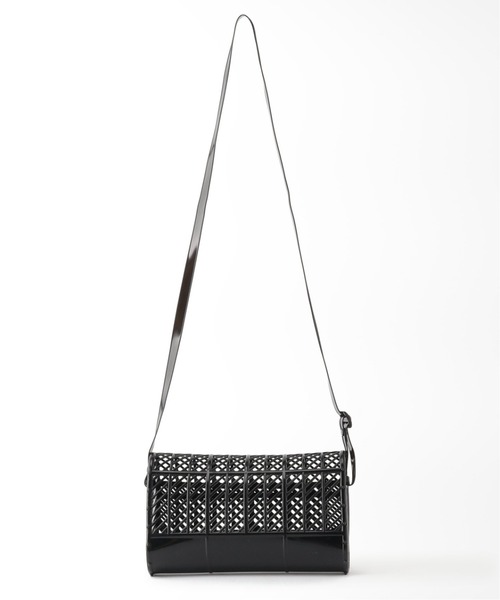U by SPICK&SPAN(ユーバイスピックアンドスパン)の「【SUN JELLIES/サンジェリーズ】 JELLY PURSE クラッチショルダー(ショルダーバッグ・レディース・ブラック/ベージュ・FREE)」の4枚目の写真