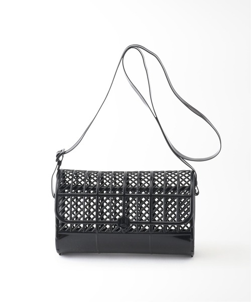 U by SPICK&SPAN(ユーバイスピックアンドスパン)の「【SUN JELLIES/サンジェリーズ】 JELLY PURSE クラッチショルダー(ショルダーバッグ・レディース・ブラック/ベージュ・FREE)」の9枚目の写真