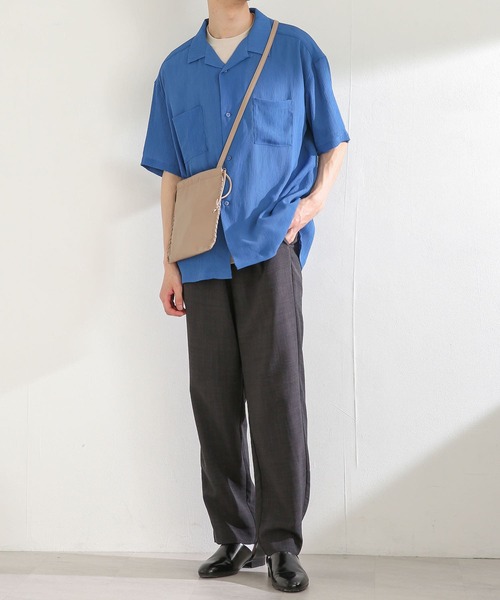 SENSE OF PLACE by URBAN RESEARCH(センスオブプレイスバイアーバンリサーチ)の「『セットアップ対応』リネンライクテーパードパンツ(スラックス・メンズ・チャコールグレー/ベージュ/グリーン/アイボリー・SMALL/MEDIUM/LARGE)」の18枚目の写真