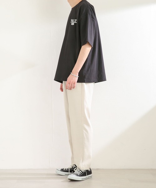 SENSE OF PLACE by URBAN RESEARCH(センスオブプレイスバイアーバンリサーチ)の「『セットアップ対応』リネンライクテーパードパンツ(スラックス・メンズ・チャコールグレー/ベージュ/グリーン/アイボリー・SMALL/MEDIUM/LARGE)」の11枚目の写真