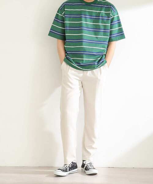 SENSE OF PLACE by URBAN RESEARCH(センスオブプレイスバイアーバンリサーチ)の「『セットアップ対応』リネンライクテーパードパンツ(スラックス・メンズ・チャコールグレー/ベージュ/グリーン/アイボリー・SMALL/MEDIUM/LARGE)」の7枚目の写真