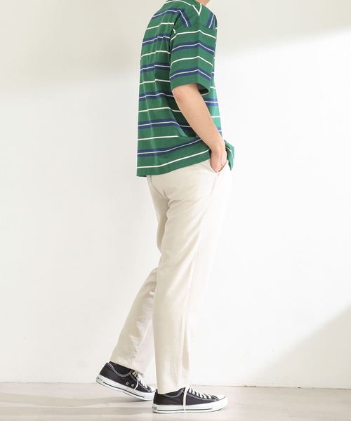 SENSE OF PLACE by URBAN RESEARCH(センスオブプレイスバイアーバンリサーチ)の「『セットアップ対応』リネンライクテーパードパンツ(スラックス・メンズ・チャコールグレー/ベージュ/グリーン/アイボリー・SMALL/MEDIUM/LARGE)」の15枚目の写真