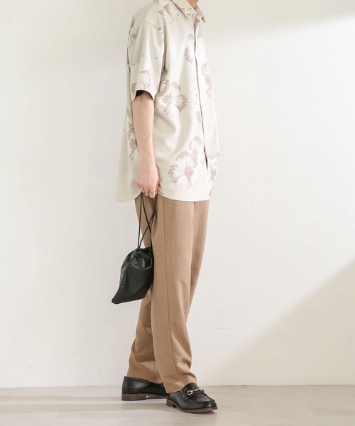 SENSE OF PLACE by URBAN RESEARCH(センスオブプレイスバイアーバンリサーチ)の「『セットアップ対応』リネンライクテーパードパンツ(スラックス・メンズ・チャコールグレー/ベージュ/グリーン/アイボリー・SMALL/MEDIUM/LARGE)」の8枚目の写真