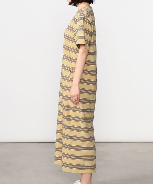 UNFIL（アンフィル）の「unfil | ボーダーTシャツワンピース WOMEN（ワンピース・レディース・イエロー系その他/ホワイト系その他5・0）」の17枚目の写真