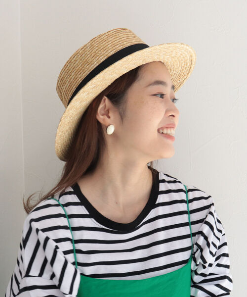 fredy repit（フレディレピ）の「ストローポークパイHAT（ハット・レディース・ベージュ・FREE）」の12枚目の写真