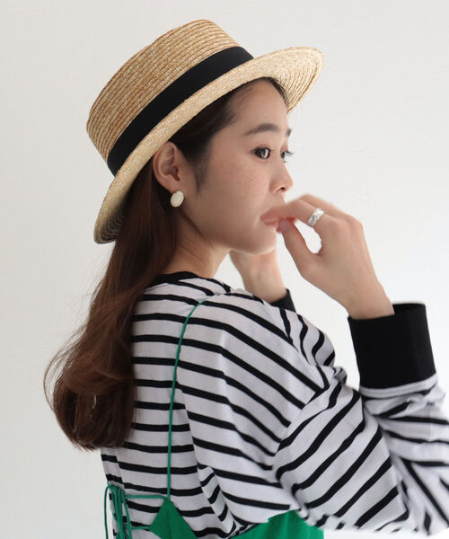 fredy repit（フレディレピ）の「ストローポークパイHAT（ハット・レディース・ベージュ・FREE）」の8枚目の写真