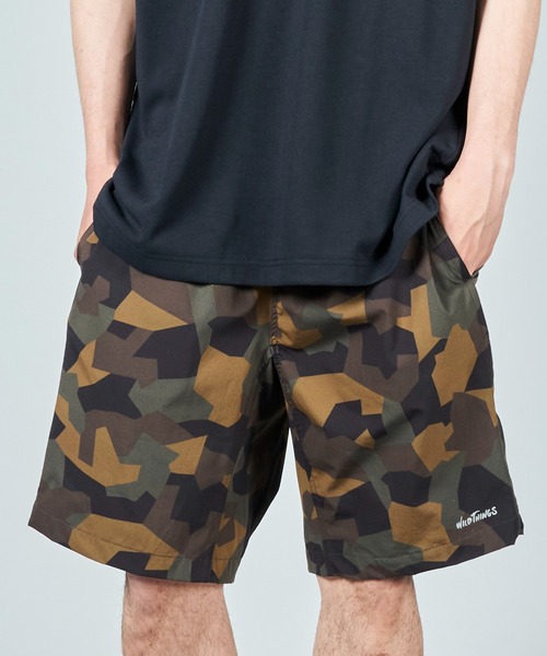 WILD THINGS(ワイルドシングス)の「【WILD THINGS/ワイルドシングス】BASE SHORTS / ベースショーツ / WT21024AD(その他パンツ・メンズ・ブラック/ベージュ/グレー/オリーブ/カモフラージュ/レオパード・SMALL/MEDIUM/LARGE/X-LARGE)」の5枚目の写真