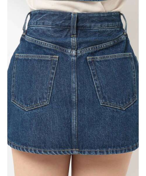 jouetie(ジュエティ)の「マイクロミニスカパン(デニムスカート・レディース・ブラック/ブルー・MEDIUM)」の5枚目の写真
