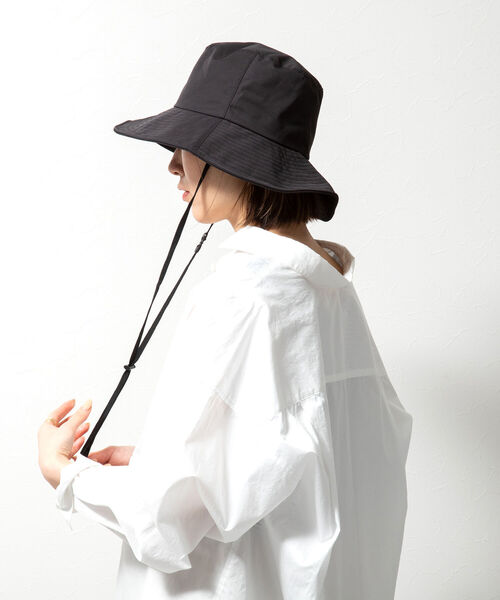 NOLLEY’S（ノーリーズ）の「ひも付きつば広HAT（ハット・レディース・ブラック/ベージュ・FREE）」の7枚目の写真