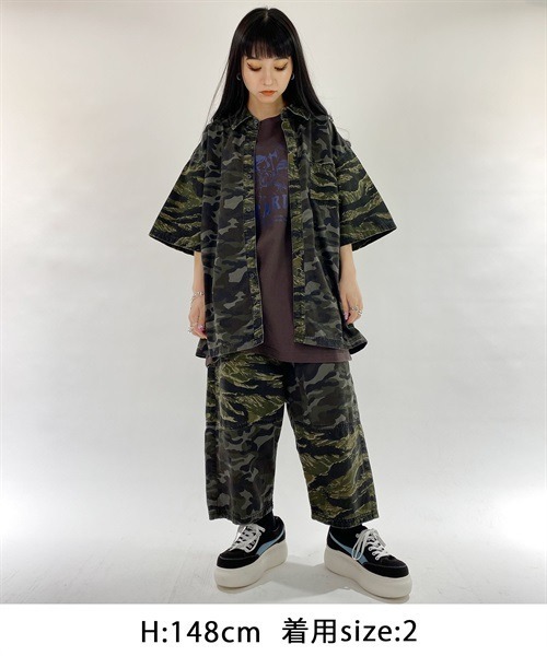 Candy Stripper（キャンディストリッパー）の「CND ARMY シャツ（シャツ/ブラウス・レディース・ブラック/カーキ・2）」の13枚目の写真