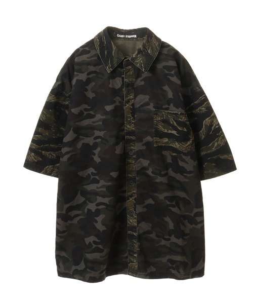 Candy Stripper（キャンディストリッパー）の「CND ARMY シャツ（シャツ/ブラウス・レディース・ブラック/カーキ・2）」の21枚目の写真