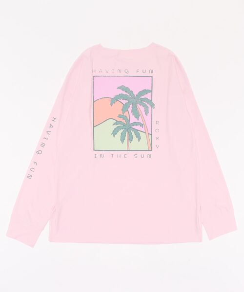 ROXY(ロキシー)の「HAVING FUN/ロキシー長袖ラッシュガード(水着)(ラッシュガード・レディース・ホワイト/ベージュ/パープル・SMALL/MEDIUM/LARGE)」の13枚目の写真