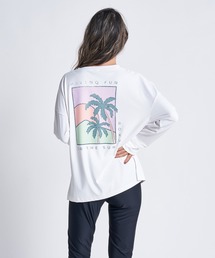 ROXY（ロキシー）の「HAVING FUN/ロキシー長袖ラッシュガード（水着）（ラッシュガード）」