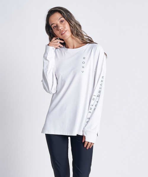 ROXY（ロキシー）の「HAVING FUN/ロキシー長袖ラッシュガード（水着