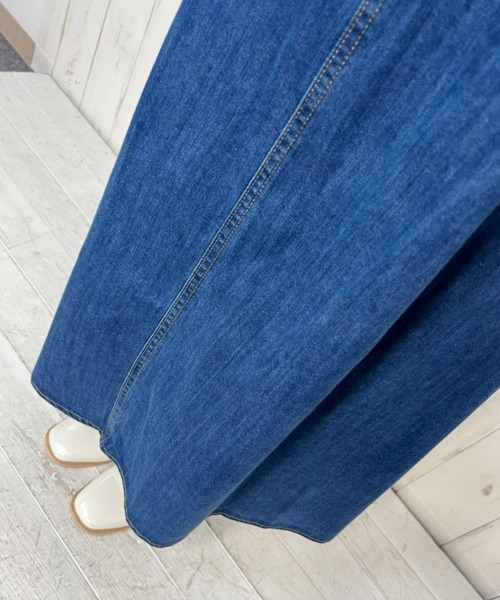 Clice de Paris（クリシェドゥパリス）の「K/デニムセットアップ（セットアップ・レディース・ブルー/サックスブルー・ONESIZE）」の5枚目の写真