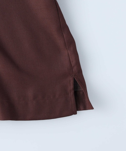 HONEYSUCKLE ROSE（ハニーサックルローズ）の「【HONEYSUCKLE ROSE】半袖ビッグシャツ（シャツ/ブラウス・レディース・ブラック/ブラウン・M/L）」の16枚目の写真