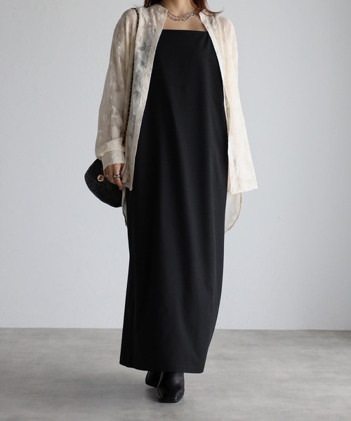 sakishimatokyo（サキシマトーキョー）の「＜選べる柄素材＞フラワー＆レースシャツ/ブラウス/羽織（シャツ/ブラウス・レディース・ブラック/アイボリー/スモークピンク/ネイビー/グリーン系その他/ホワイト系その他/ブラック系その他・M/FREE/フリー/S）」の18枚目の写真