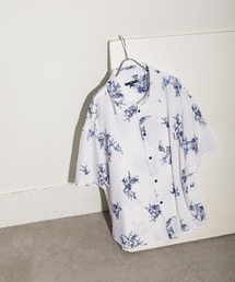 NILWAY | 総柄トロミ半袖オーバーサイズシャツ/柄シャツ(シャツ/ブラウス)