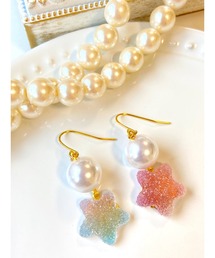 【MUURABBTI】星のお菓子とパールピアス(MA)