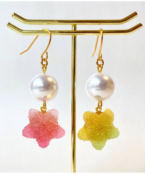 tone(トーン)の「【MUURABBTI】星のお菓子とパールピアス(MA)(ピアス(両耳用)・レディース・その他/その他1・FREE)」の4枚目の写真