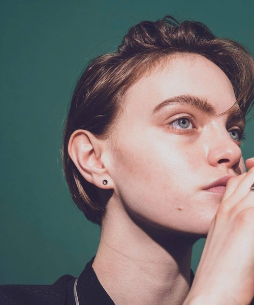 and cloud（アンドクラウド）の「Nocturnal Phases Pierce / Single（ピアス（片耳用）・レディース・シルバー/ブラック/イエローゴールド・FREE）」の14枚目の写真