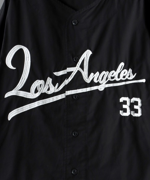 SITRY（シトリー）の「wide silhouette baseball shirt/ワイドシルエット ベースボール シャツ（シャツ/ブラウス・メンズ・ブラック/ネイビー/グリーン/イエロー/ワイン/ブラック系その他/ブルー系その他/ホワイト系その他・M/L）」の13枚目の写真