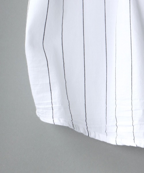 SITRY（シトリー）の「wide silhouette baseball shirt/ワイドシルエット ベースボール シャツ（シャツ/ブラウス・メンズ・ブラック/ネイビー/グリーン/イエロー/ワイン/ブラック系その他/ブルー系その他/ホワイト系その他・M/L）」の19枚目の写真