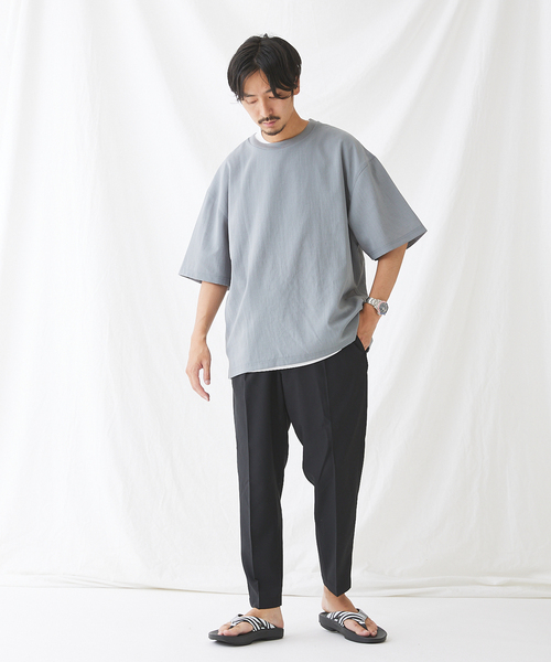 JOURNAL STANDARD(ジャーナルスタンダード)の「トロワッシャー アンクル ブッチャー1プリーツ パンツ(スラックス・メンズ・チャコールグレー/ブラック/ベージュ/ベージュ系その他・SMALL/MEDIUM/LARGE)」の6枚目の写真