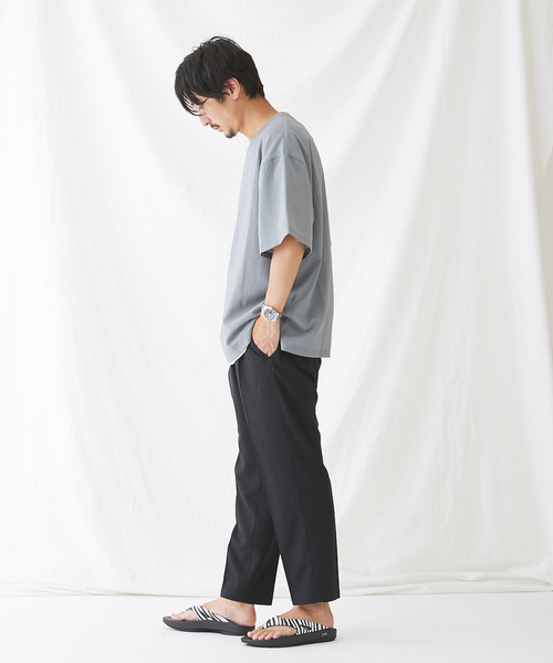 JOURNAL STANDARD(ジャーナルスタンダード)の「トロワッシャー アンクル ブッチャー1プリーツ パンツ(スラックス・メンズ・チャコールグレー/ブラック/ベージュ/ベージュ系その他・SMALL/MEDIUM/LARGE)」の7枚目の写真