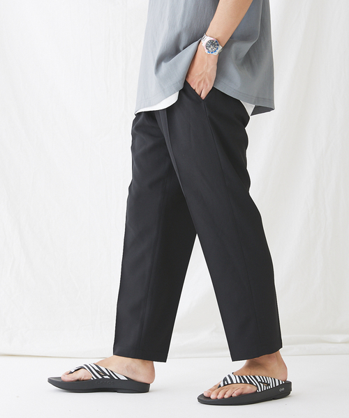 JOURNAL STANDARD(ジャーナルスタンダード)の「トロワッシャー アンクル ブッチャー1プリーツ パンツ(スラックス・メンズ・チャコールグレー/ブラック/ベージュ/ベージュ系その他・SMALL/MEDIUM/LARGE)」の9枚目の写真