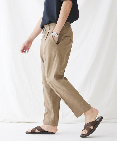 JOURNAL STANDARD(ジャーナルスタンダード)の「トロワッシャー アンクル ブッチャー1プリーツ パンツ(スラックス・メンズ・チャコールグレー/ブラック/ベージュ/ベージュ系その他・SMALL/MEDIUM/LARGE)」の22枚目の写真