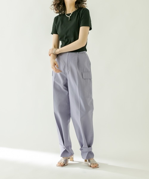 mystic（ミスティック）の「カーゴパンツ（カーゴパンツ・レディース・オフホワイト/ブラウン/パープル・1/2）」の8枚目の写真