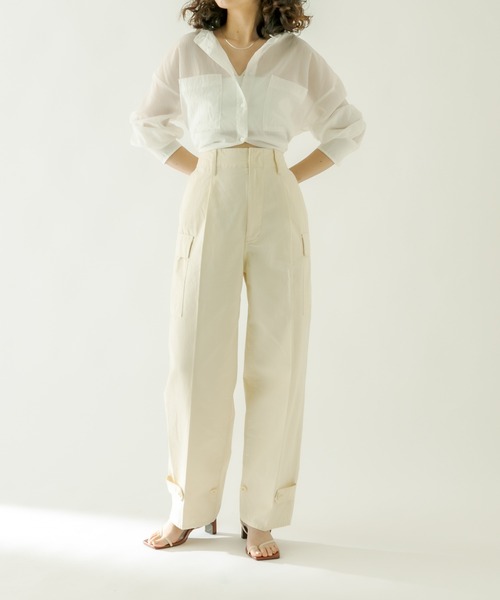 mystic（ミスティック）の「カーゴパンツ（カーゴパンツ・レディース・オフホワイト/ブラウン/パープル・1/2）」の15枚目の写真