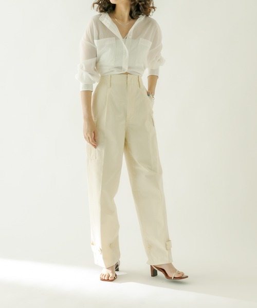 mystic（ミスティック）の「カーゴパンツ（カーゴパンツ・レディース・オフホワイト/ブラウン/パープル・1/2）」の19枚目の写真