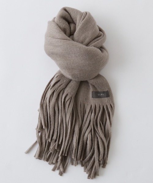 CLEL（クレイル）の「【CLEL】Volume Loose Muffler/ボリュームルーズマフラー（マフラー・メンズ・モカ/アイボリー/チャコールグレー・FREE）」の19枚目の写真