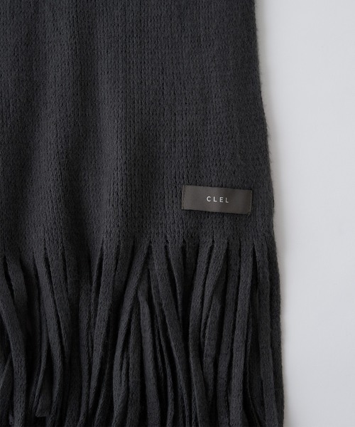 CLEL（クレイル）の「【CLEL】Volume Loose Muffler/ボリュームルーズマフラー（マフラー・メンズ・モカ/アイボリー/チャコールグレー・FREE）」の6枚目の写真